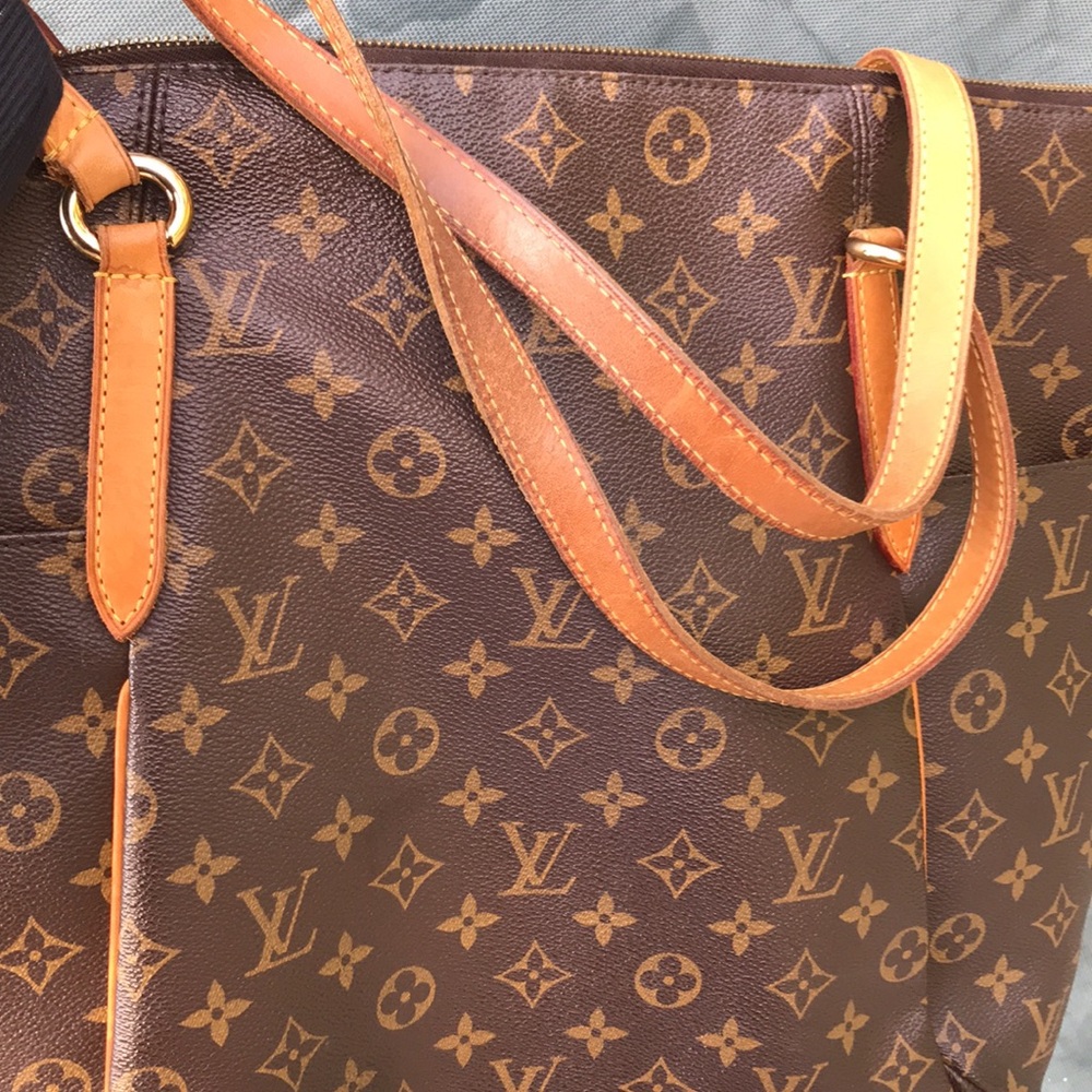 💎✨ TOP ZIPPER ✨💎 HUGE Louis Vuitton X-LARGE TOTE TOTALLY GM W/ RECEIPT - Picture 9 of 16